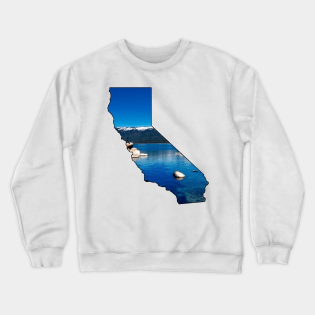 California (Lake Tahoe) Crewneck Sweatshirt by gorff